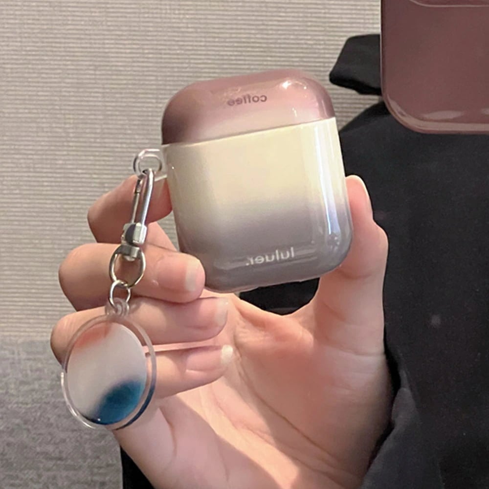 勾配コーヒー豆airpodsのため1/2/3ソフト保護カバーairpodsプロ2 bluetooth