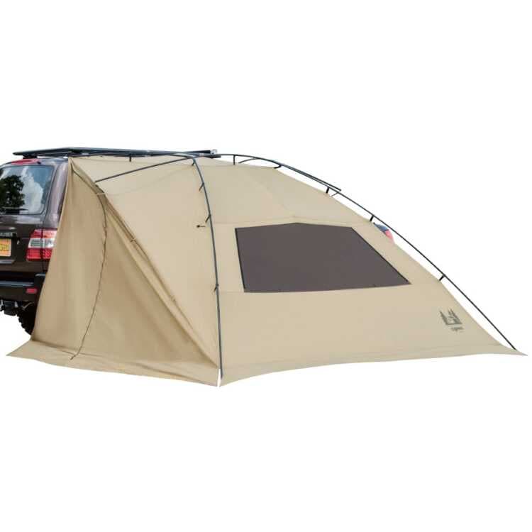 カーサイドリビングDX-2 車高170～200cm向け サンドベージュ （車両取付時）幅330（下部）・200（上部）×高さ200×奥行320cm #2326-80