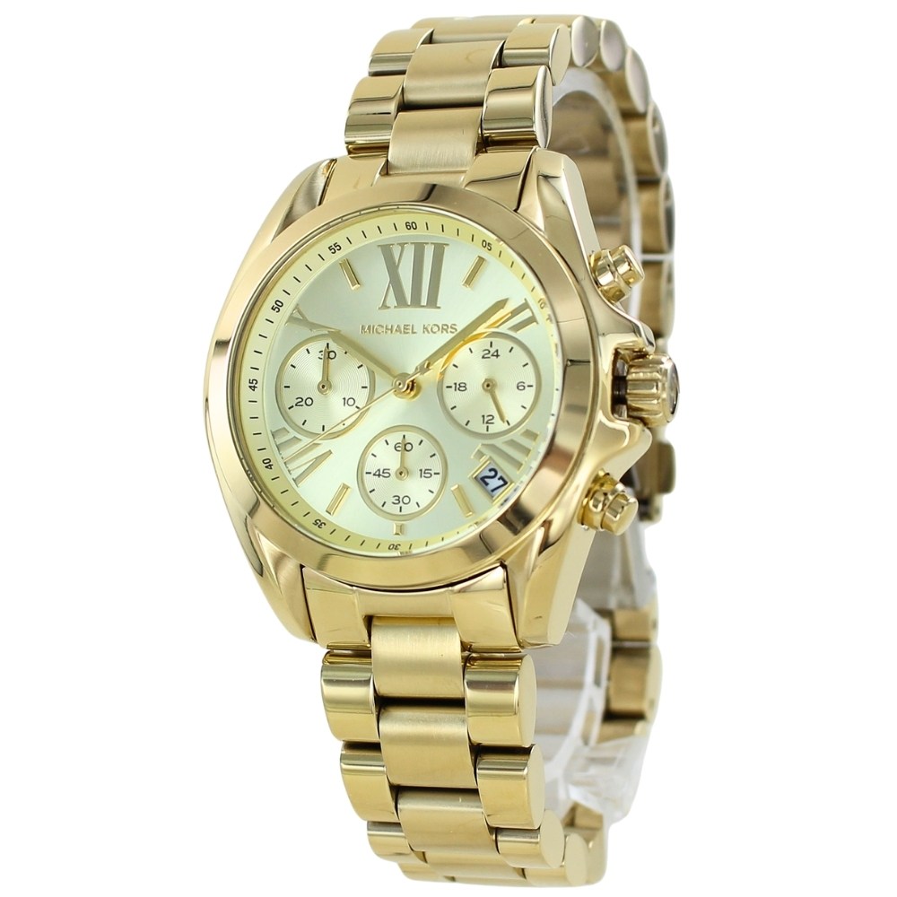 マイケルコース 時計 レディース Bradshaw ブラッドショー クロノグラフ デイカレンダー ゴールド MK5798 誕生日プレゼント ポイント消化