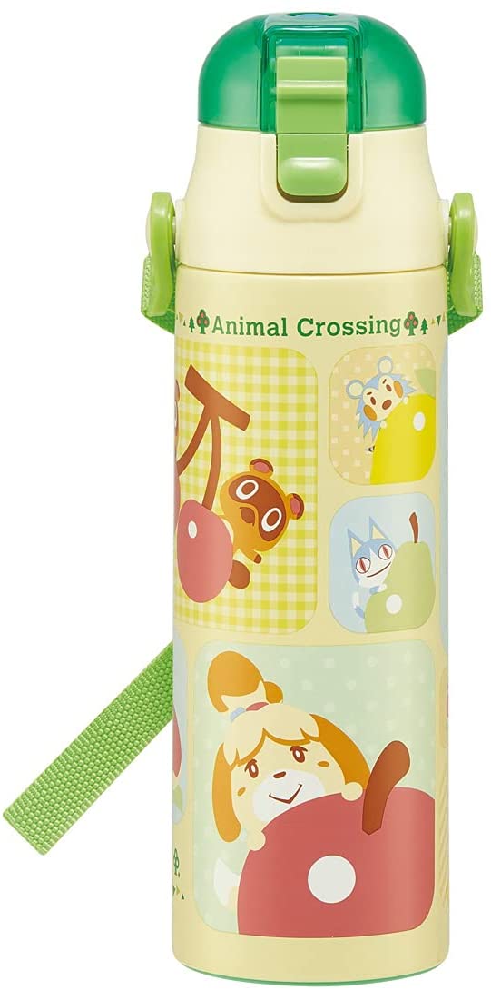 【本日限定価格】 スケーター SDC6N-A 21 どうぶつの森 580ml 水筒 直飲み スポーツ