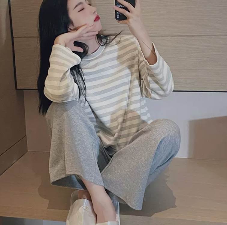 トップス ボトムス パンツ ルームウェア パジャマ デート 部屋着 寝巻き ナイトウェア ミモレ