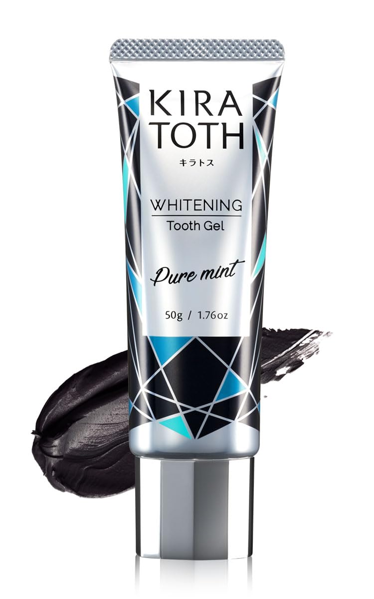 キラトス（KIRATOTH ）酵素炭配合 ホワイトニング歯磨き粉 口臭ケア W美白コート 日本製 (1本)