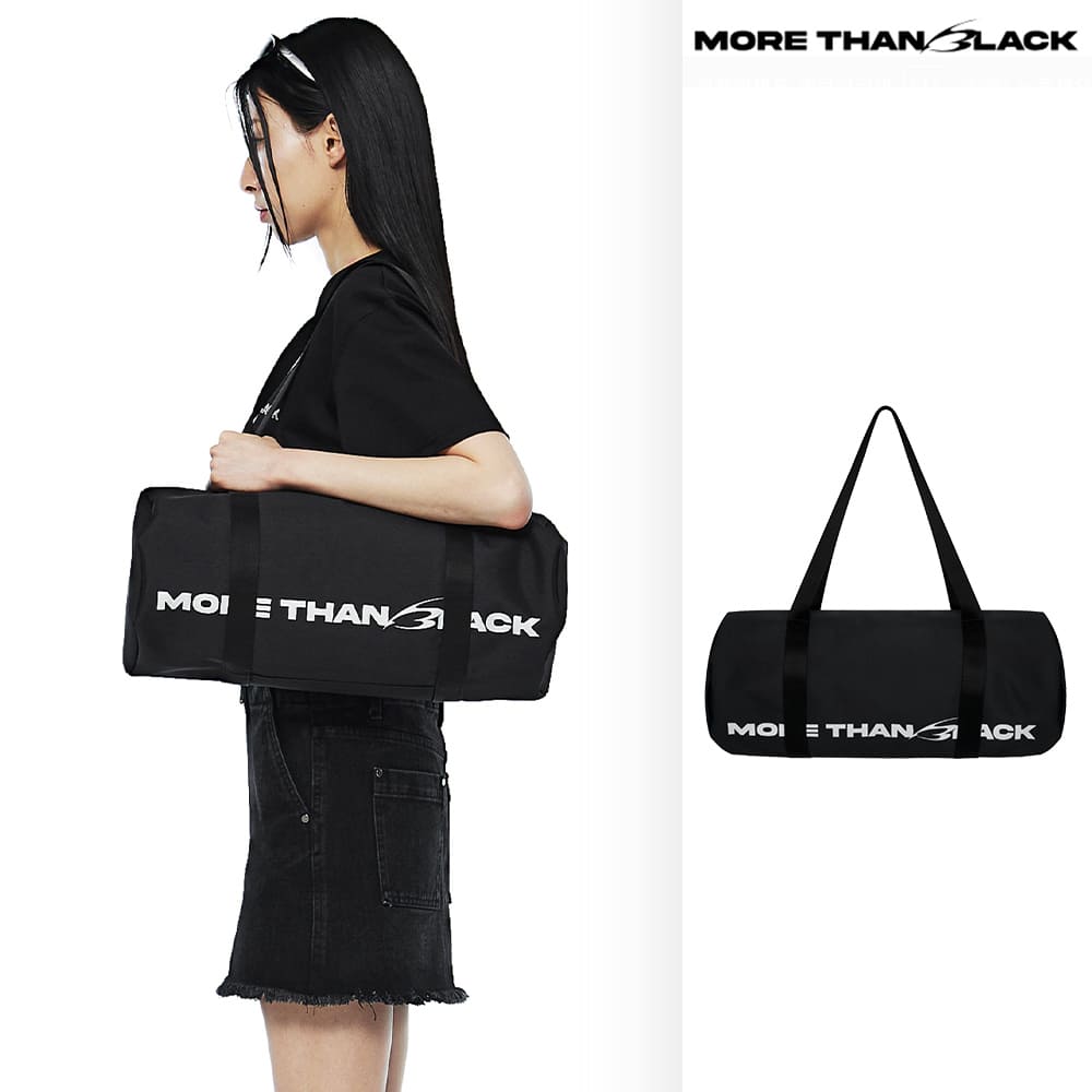[MORE THAN BLACK] POLY DUFFLE BAG