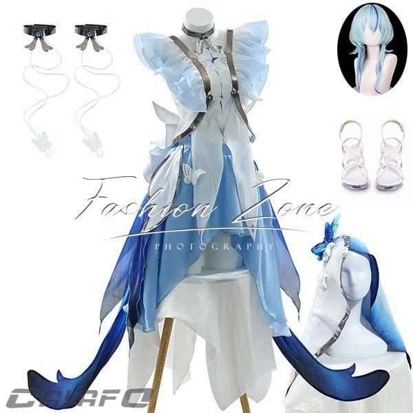 Wuthering Waves 鳴潮 風 ショアキーパー The Shorekeeper 漂泊者 コスプレ衣装 ウィッグ 靴 cosplay ハロウィン 演出服 変装