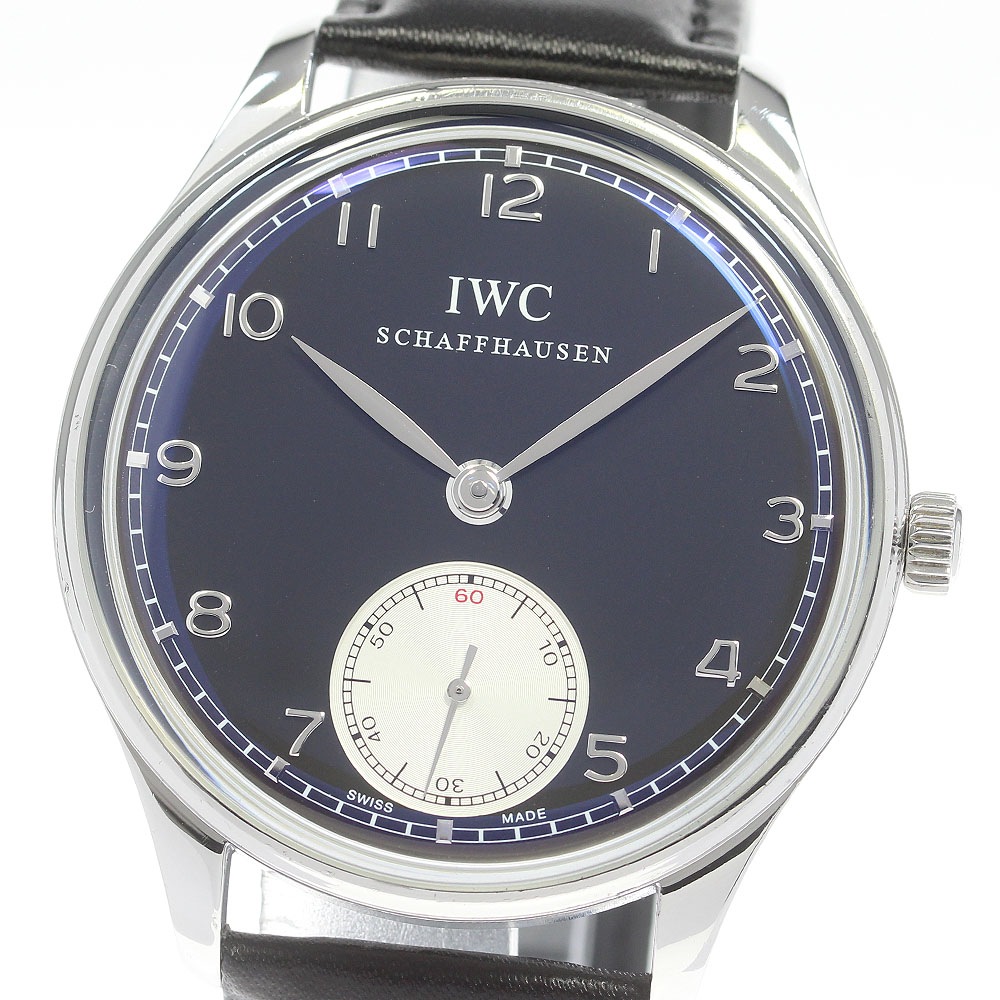IWC SCHAFFHAUSEN IW545404 ポルトギーゼ クロノグラフ 手巻き メンズ _845775【中古】