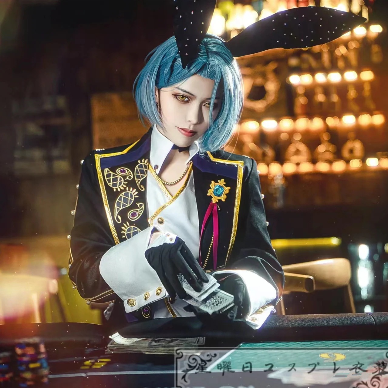 あんスタ スカウト 強運SCRAMBLE 才能開花後 ラッキーバニー MV衣装 HIMERU 朔間零 羽風薰 椎名ニキ コスプレ衣装 コスチューム