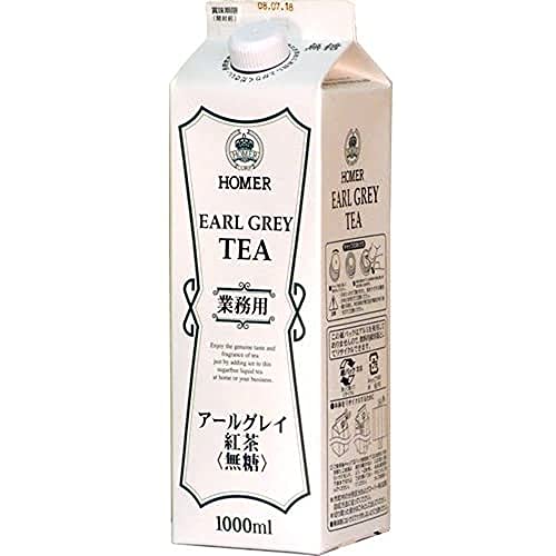 HOMER(ホーマー) UCC紅茶 アールグレイ 無糖 紙パック 1000ml×12本