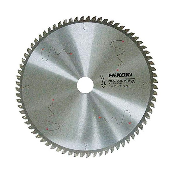 スーパーチップソー(アルミサッシ用) 185mmX60枚刃 0032-6742 6,140円