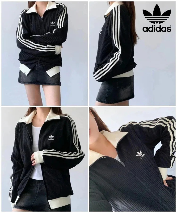 Qoo10 adidas ワッフル トラックトップ ジャンパー・ブ