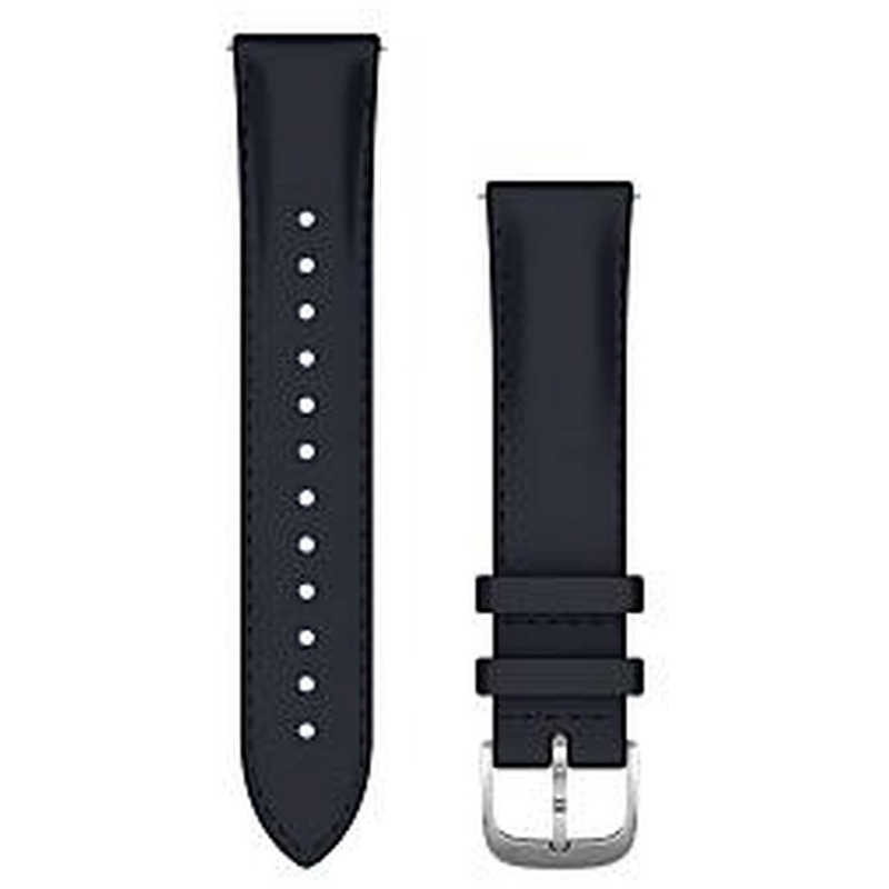 GARMIN　Quick Release バンド 20mm Navy Italian Leather / Silver　010-12924-60