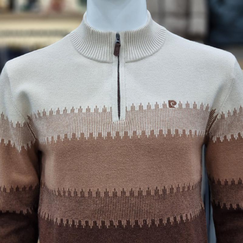 テクスチャカラーブロックハーフジップPQKR4312841_SH