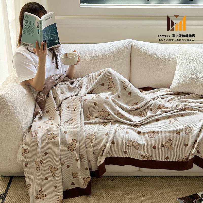 クールケット 涼感ブランケット 竹繊維 ブランケット インテリア ケット 天然繊維 爽やかな掛け心地 リバーシブル オシャレ 夏用ケット ひんやり ソフトタッチ ネイティブ柄 夏かけ布団 涼感ブランケ