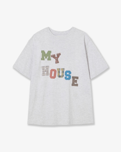 【AEAE】 MY HOUSE T-SHIRTS [LIGHT GREY] 正規品