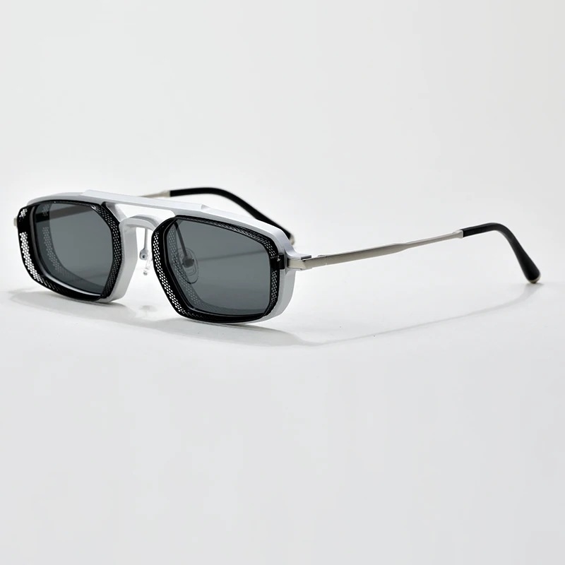 ハーレー-人気アルミニウム合金サングラス,不規則なパーソナライズされたサングラス,屋外運転用の