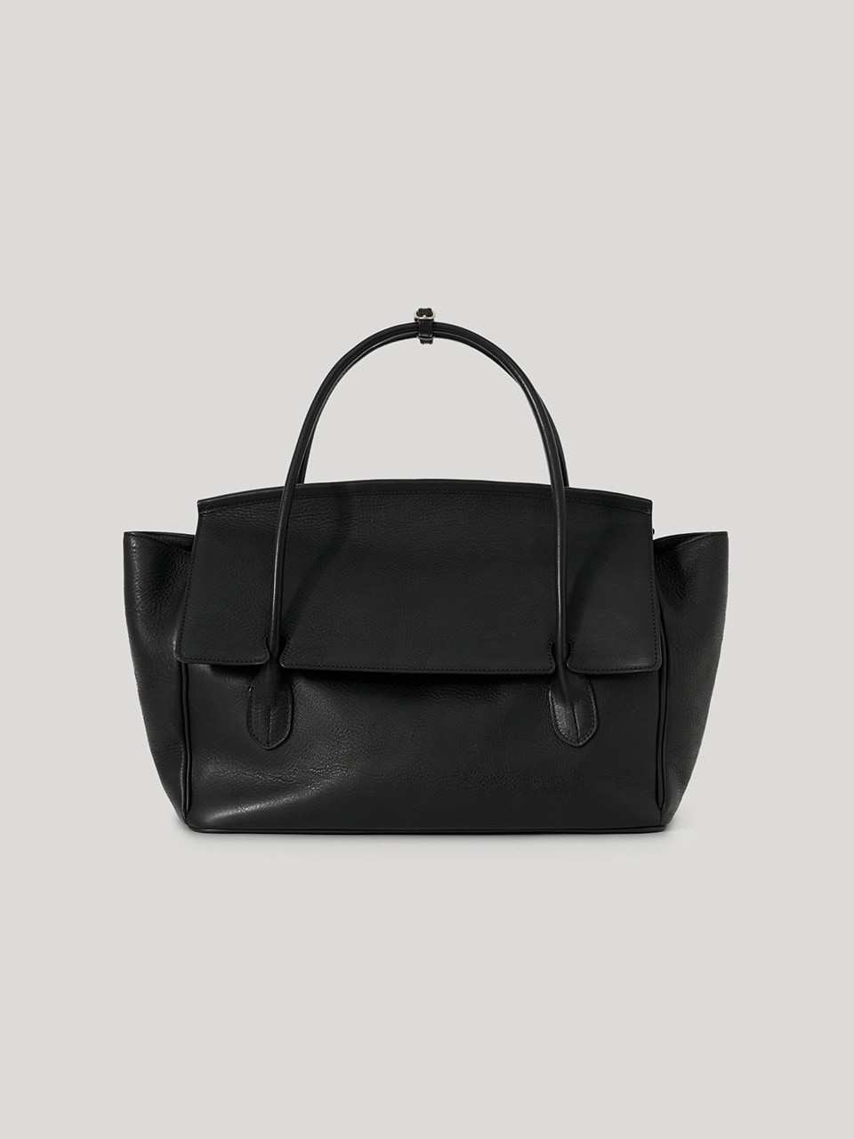 キンダーサーモン Tessa Leather Tote Bag ブラック (FROM ITALY)