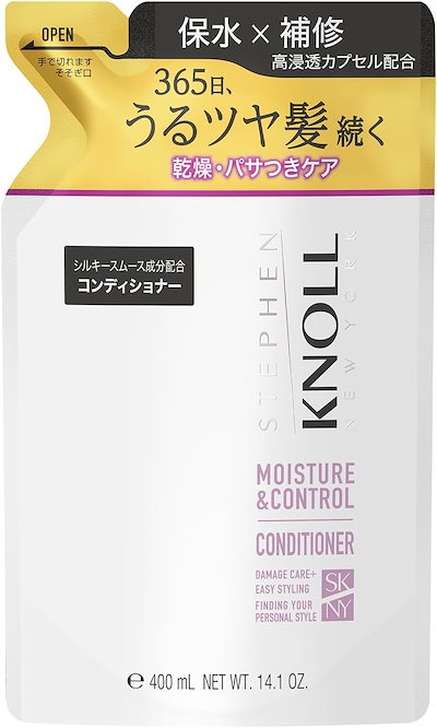 他サイト： スティーブンノル　モイスチュアコントロール　コンディショナー W　レフィル　400mLの商品画像