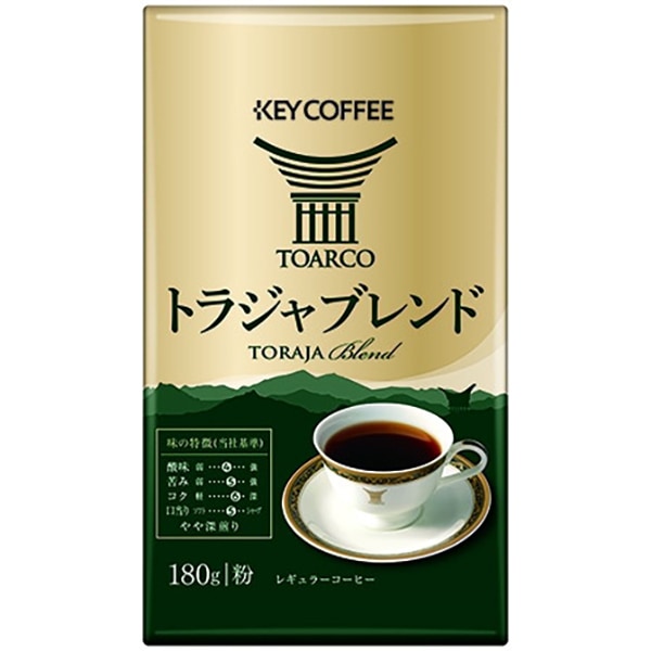 KEY トラジャブレンド VP 粉 180g× 6 メーカー直送