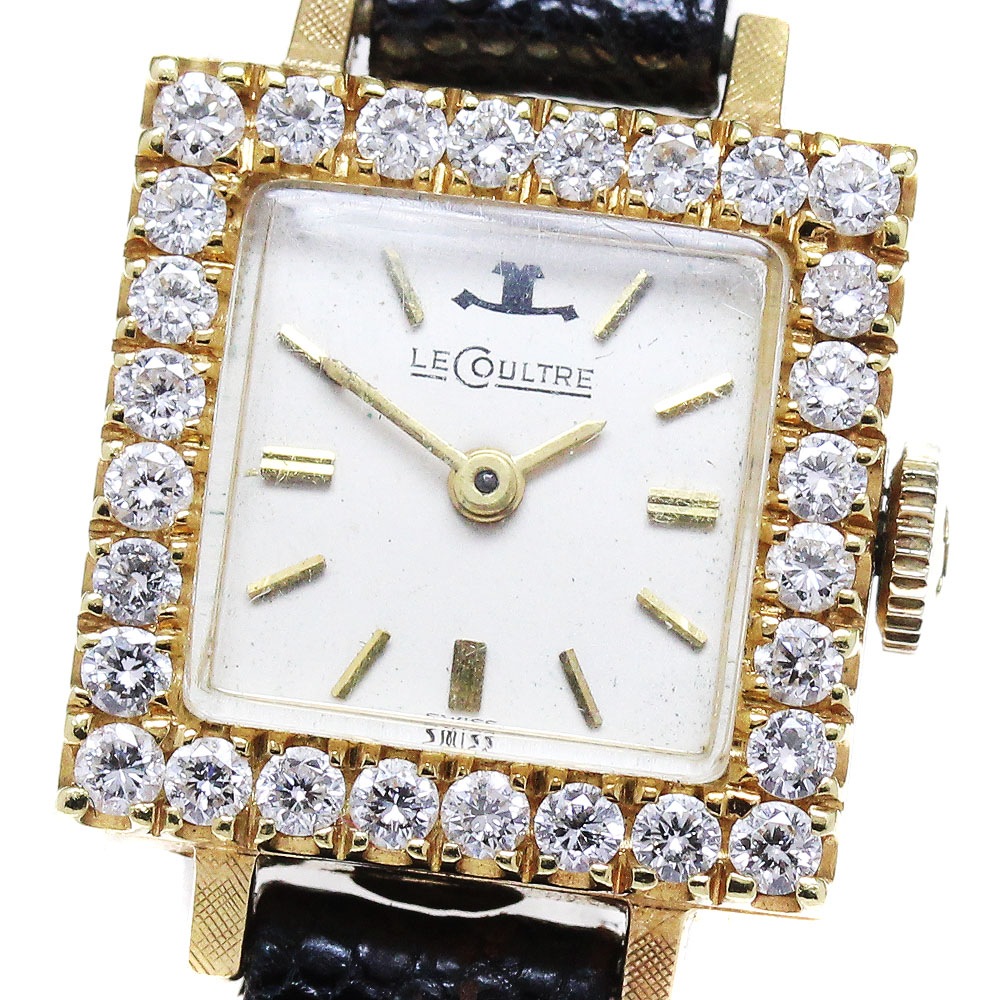 ジャガー・ルクルト JAEGER-LECOULTRE K14YG ダイヤベゼル Cal.840 手巻き レディース _836955【中古】