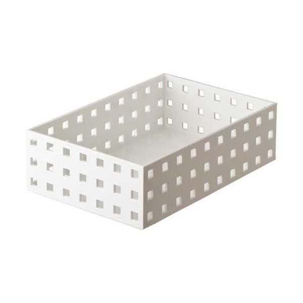 （まとめ）小物入れ 収納ケース ブリックス 210 ミドル M W（ホワイト） 9002 28個セット