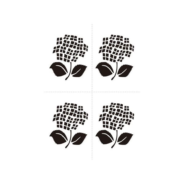 （まとめ）はるステンシル あじさい[x5セット] 8,472円