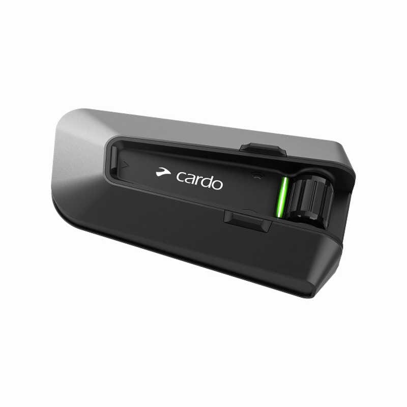 CARDO　バイク用 インカム PACKTALK EDGE DUO (パックトーク エッジ デュオ) 本体2個セット オートバイ用 ブラック　PT200101