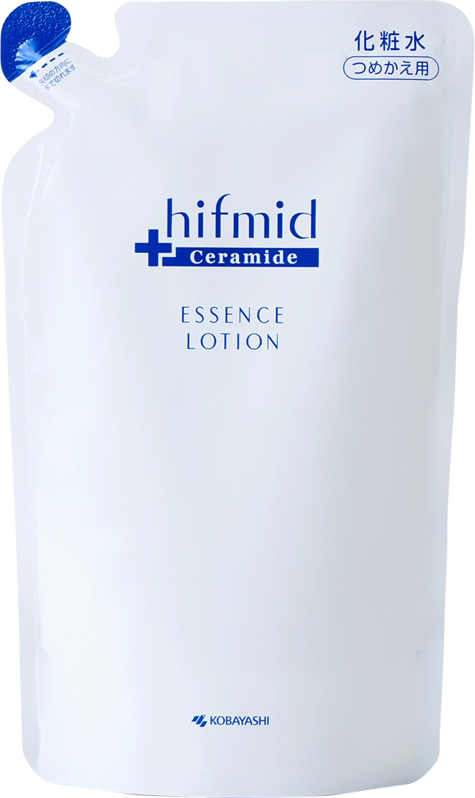 ヒフミド エッセンスローション つめかえ用 180mL 化粧水 ヒト型セラミド 3種類 敏感肌 乾燥 低刺激 うるおい うるおいバリア機能 やさしい とろみ 小林製薬 日本製