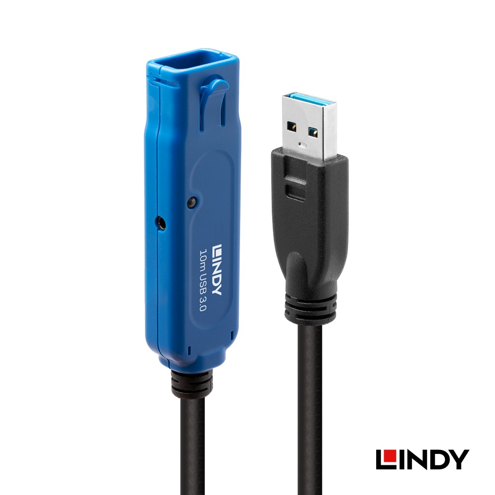 【43157】 LINDY 10m USB3.0 アクティブ 延長ケーブル
