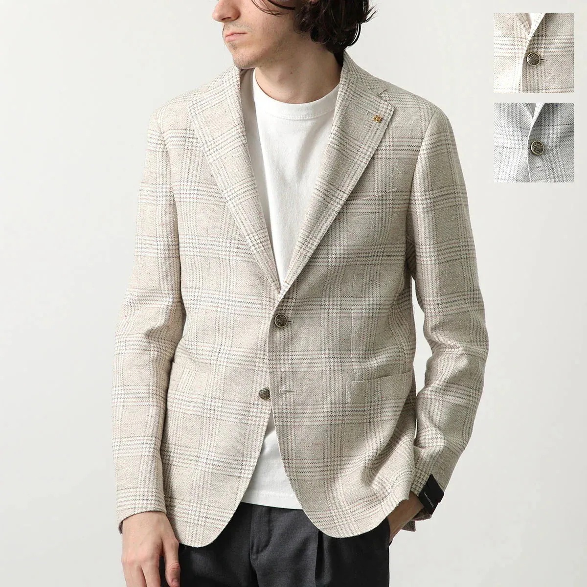 TAGLIATORE サイズ48 三者混 チェック 1SMC22K ジャケット TAGLIATORE サイズ48 三者混 チェック 1SMC22K ジャケット TAGLIATORE