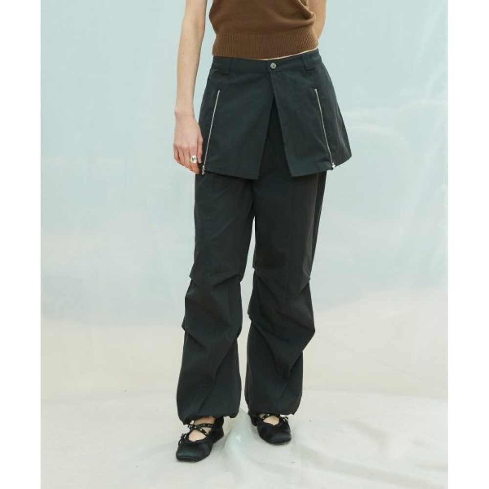 ラティジェント L9 パラシュートスカートパンツ (ブラック) 16,953円
