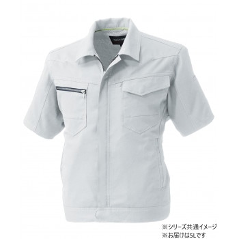桑和 961 半袖ブルゾン 5Lサイズ シルバーグレー（22） SOWA
