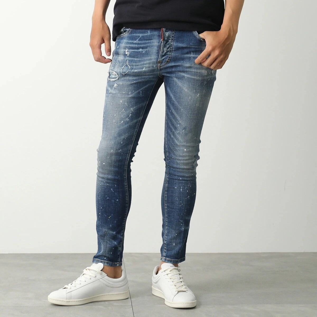 DSQUARED2 ディースクエアード ジーンズ Supertwinky Jean スーパートゥインキー S74LB1713 D30010 メンズ デニムパンツ スキニー スリム ストレッチ 470