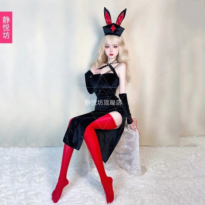 コス修道女クロスバニースーツナイトクラブバーdsコスチュームリードダンサーバニーコスチューム制服誘惑