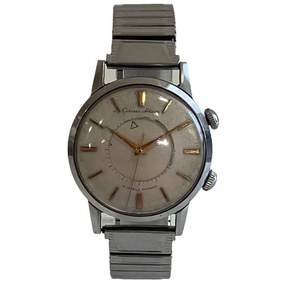 シチズン アラーム 19石 手巻き アンティーク 時計 腕時計 メンズ 【中古】