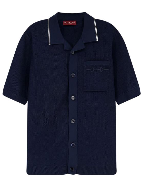 GUCCI Men T-Shirts 851830 XKFBP4330 Blue