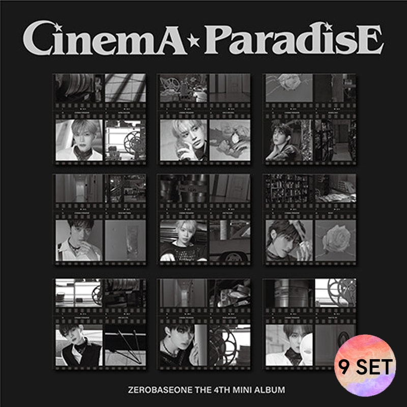 [9種 SET] ZEROBASEONE - (4rd MINI ALBUM) CINEMA PARADISE [DIGIPACK ver.]