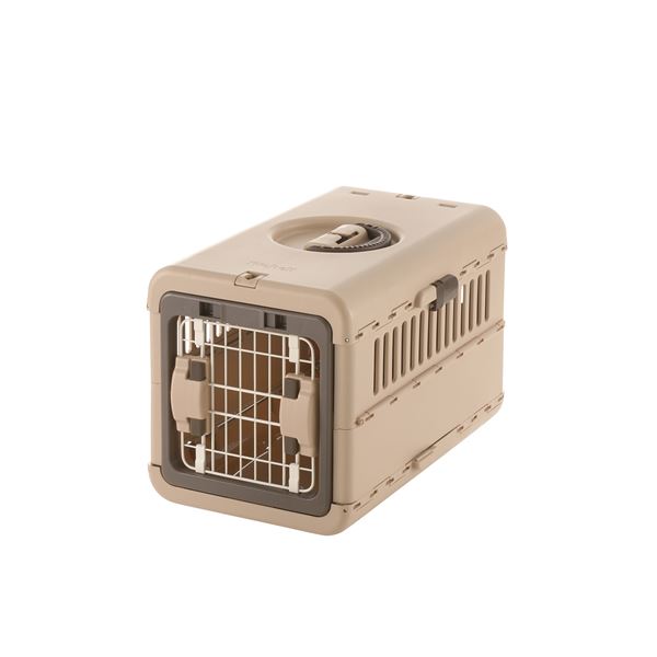 キャンピングキャリー折りたたみ S ダークブラウン(ペット用品)