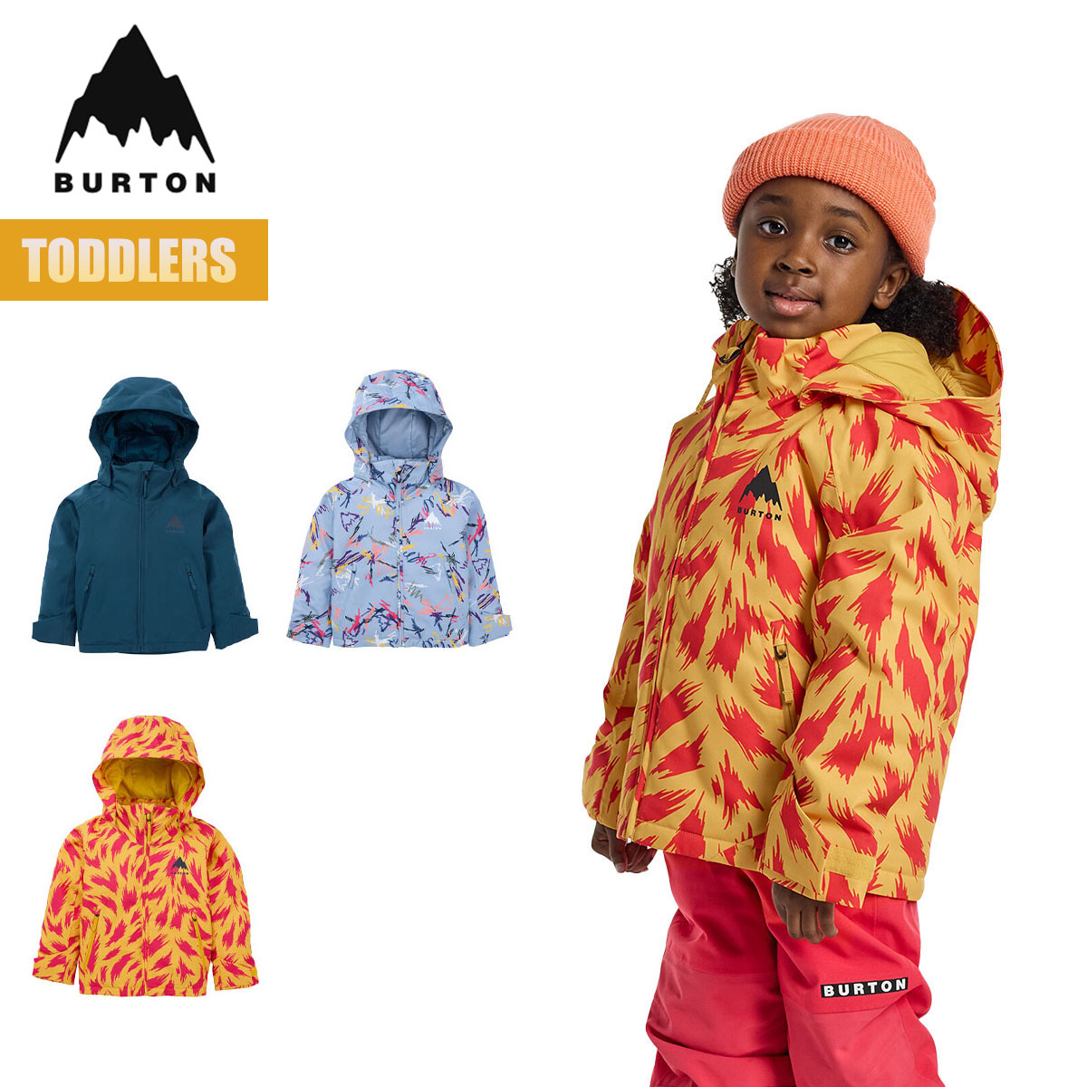 スノーボードウェア キッズ ジャケット 24-25 トドラー ヒルスロープ W25JP-243171 Toddlers Hillslope Jacket 2レイヤー スノーボードジャケット