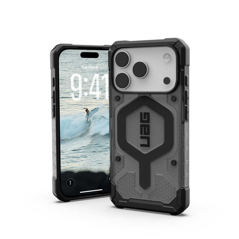 UAG　iPhone 17 Pro用 MagSafe対応 PATHFINDER CLEAR(アッシュ/ブラック)　UAG-IPH25MA-MS-A/B