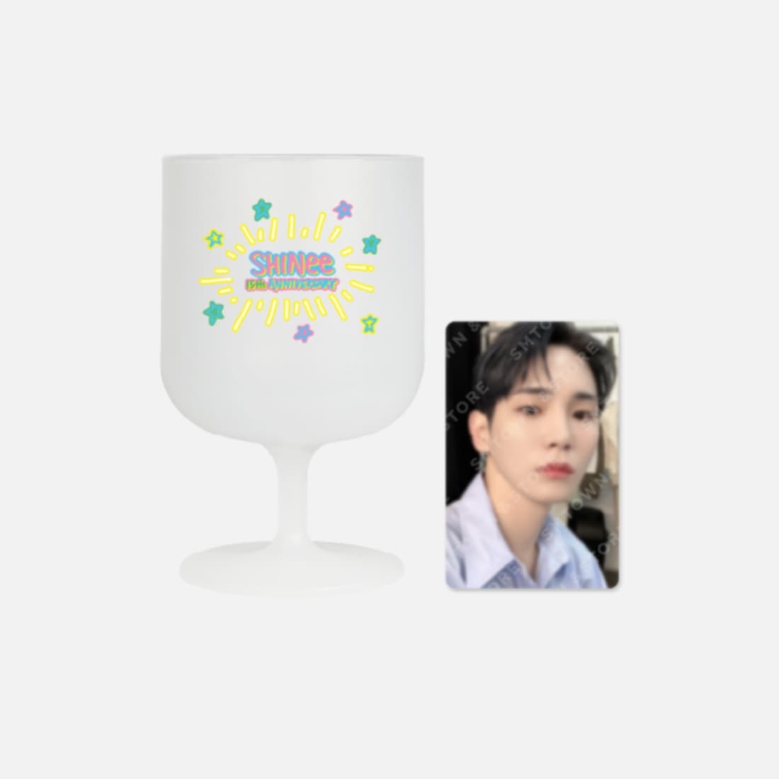 [公式] SHINee 15th Anniversary DIY Plastic Wine Cup & Photo Card Set