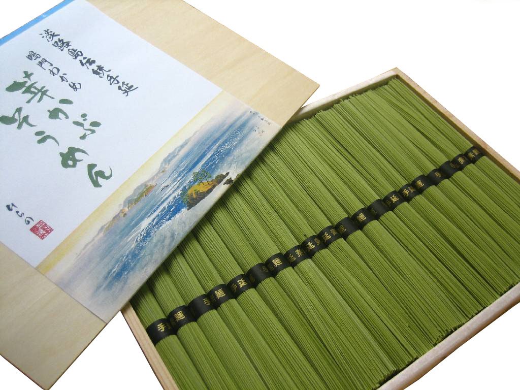 平野製麺所 淡路島自然派手延べ鳴門わかめ芽かぶそうめん 1000g