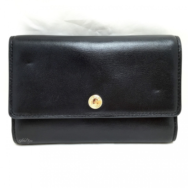 レディース スムース レザー フォーン クロスボディー ブラック 63154