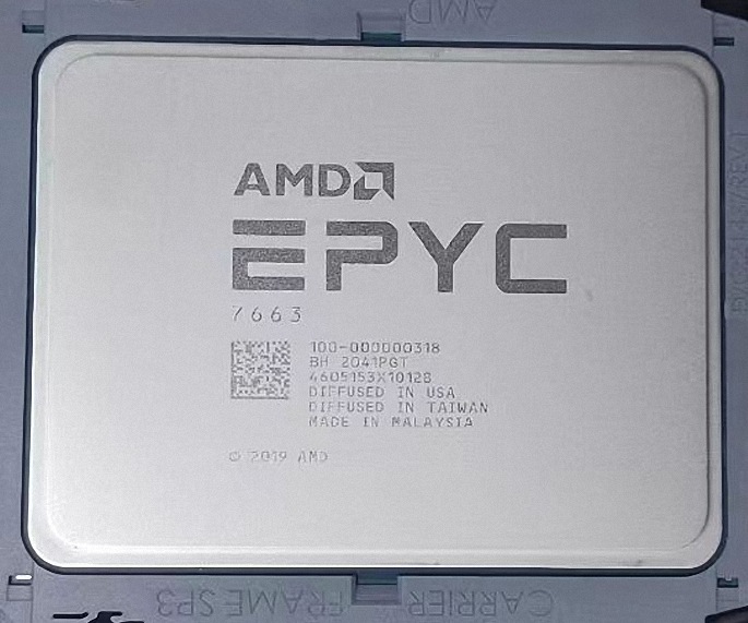 AMD EPYC 7663 56C 2GHz 3.5GHz 256MB Socket SP3 2P 240W