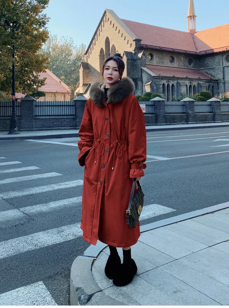 レディース 冬 ワインレッド ダウンコート コート レディース 冬 ロングコート アウター ロング丈 ベンチコート アウター ジャケット レディース フェイクダウン 中綿 ファー付き コート 上品 防