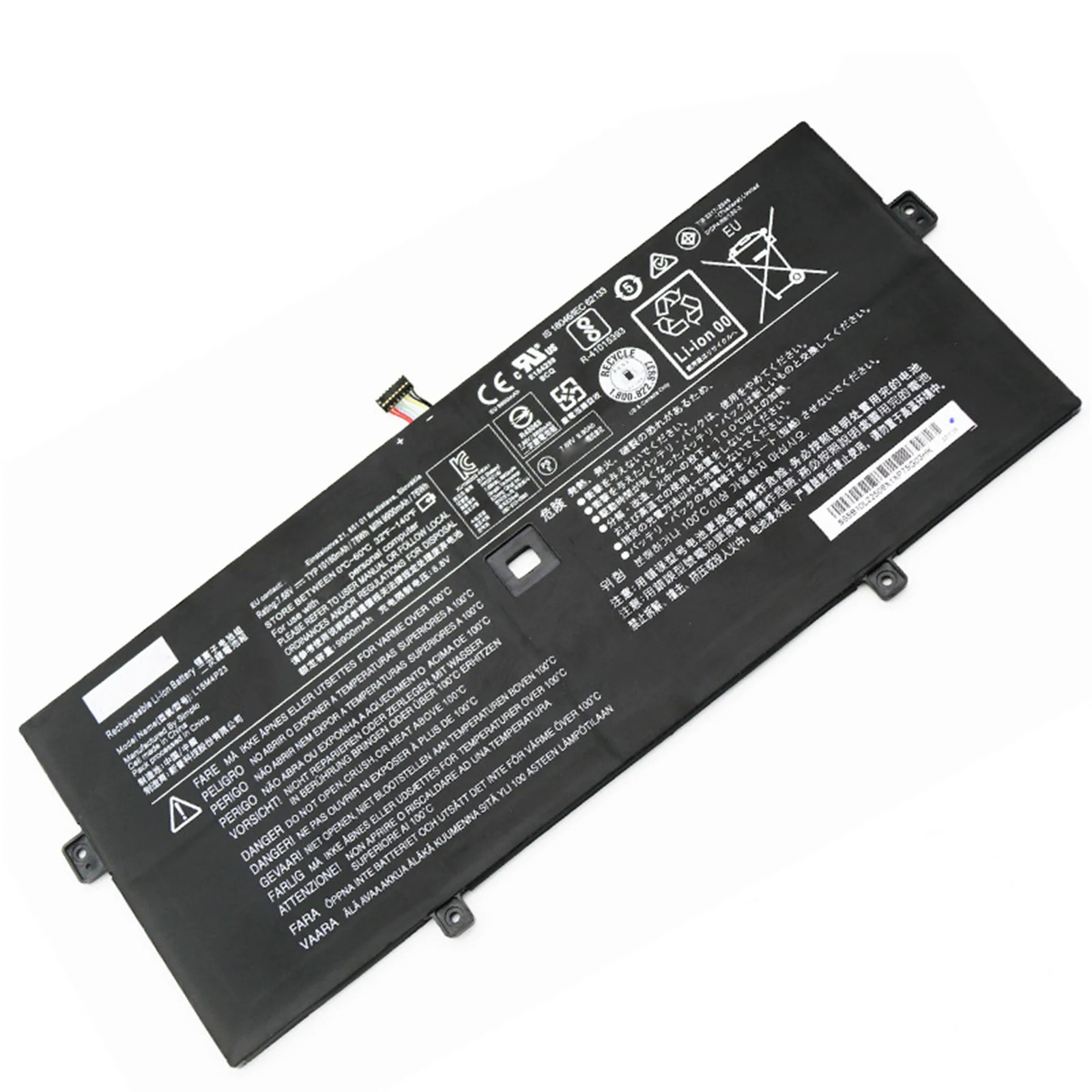 L15M4P23 電池・Lenovo/ThinkPadノートパソコン互換 78Wh/10160mAh Yoga 5 Pro 910-13IKB L15C4P22 L15M4P23 交換用のバッテリー