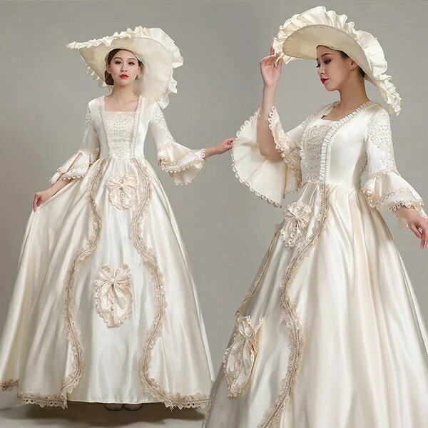 貴族 ドレス ステージ衣装 舞台 公爵夫人 貴婦人 レディース 中世貴族風 中世ヨーロッパ お姫様 お嬢様 宮廷 オペラ声楽 パーティー cosplay 演奏会 撮影 ワンピース プリンセスライン 社