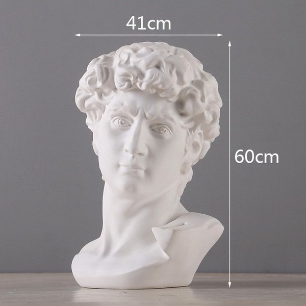 59センチメートルデビッドジュリアーノデメディチ像ミケランジェロブオナローティアート彫刻樹脂アート＆ Pure White