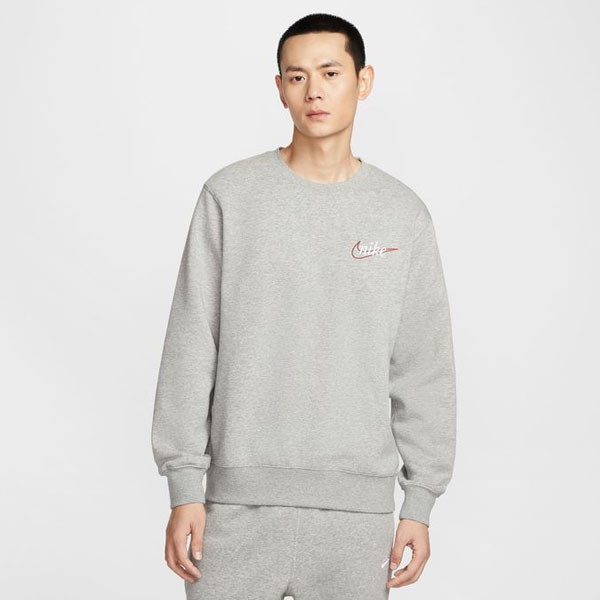 ナイキ NIKE スポーツウェア クラブ フリース クルーネック スウェットシャツ メンズ IF0680-063