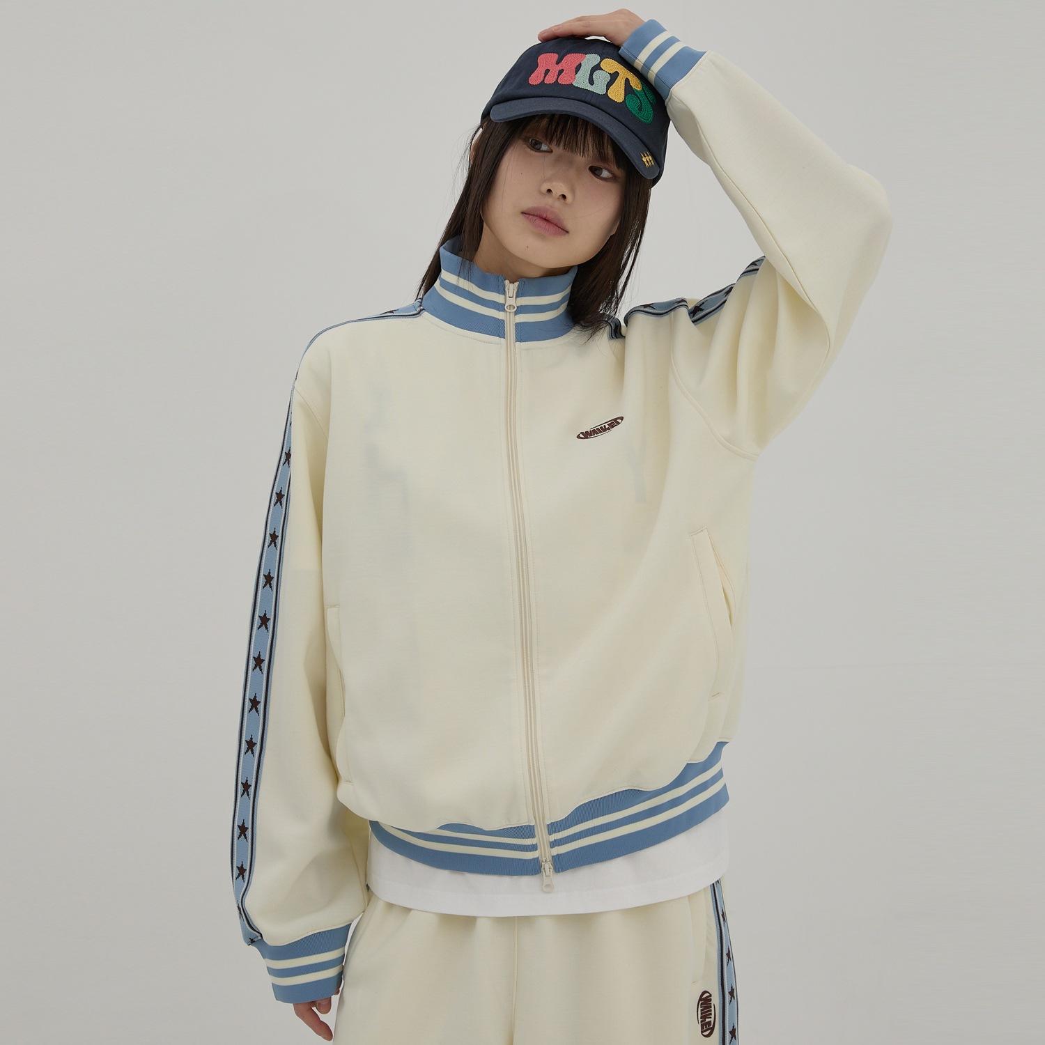 Star Track Jersey Jacket IVORY