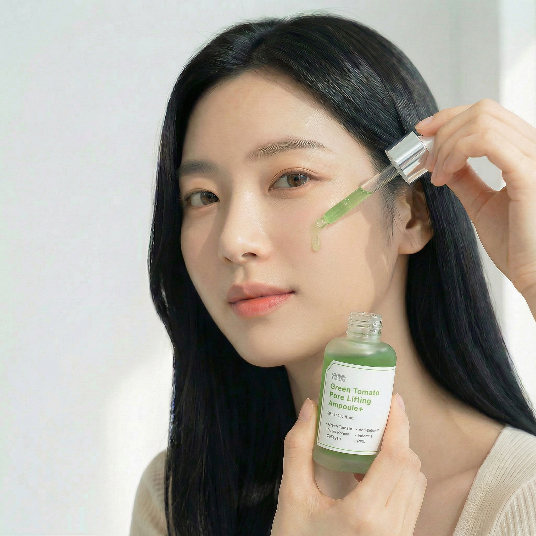 Sungboon Editor 公式 成分エディター グリーントマトフォアリフティング アンプル プラス 75ml+75ml セラム 美容液