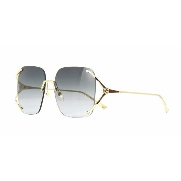 サングラス GUCCIGold 60 mm Gradient Womens Sunglasses GG0646S-001 60